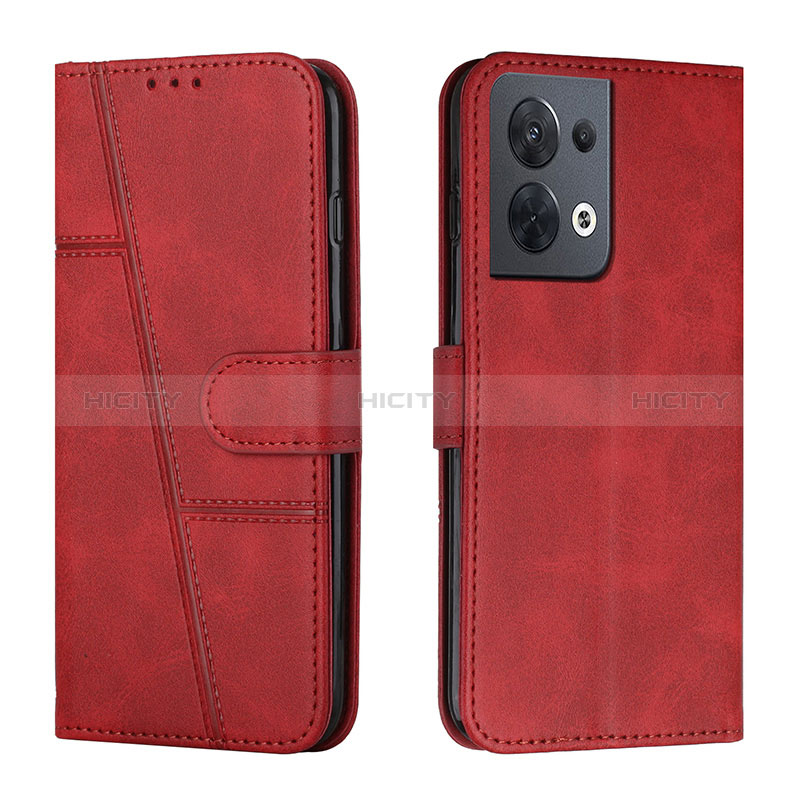 Funda de Cuero Cartera con Soporte Carcasa Y01X para Xiaomi Redmi Note 13 5G Rojo