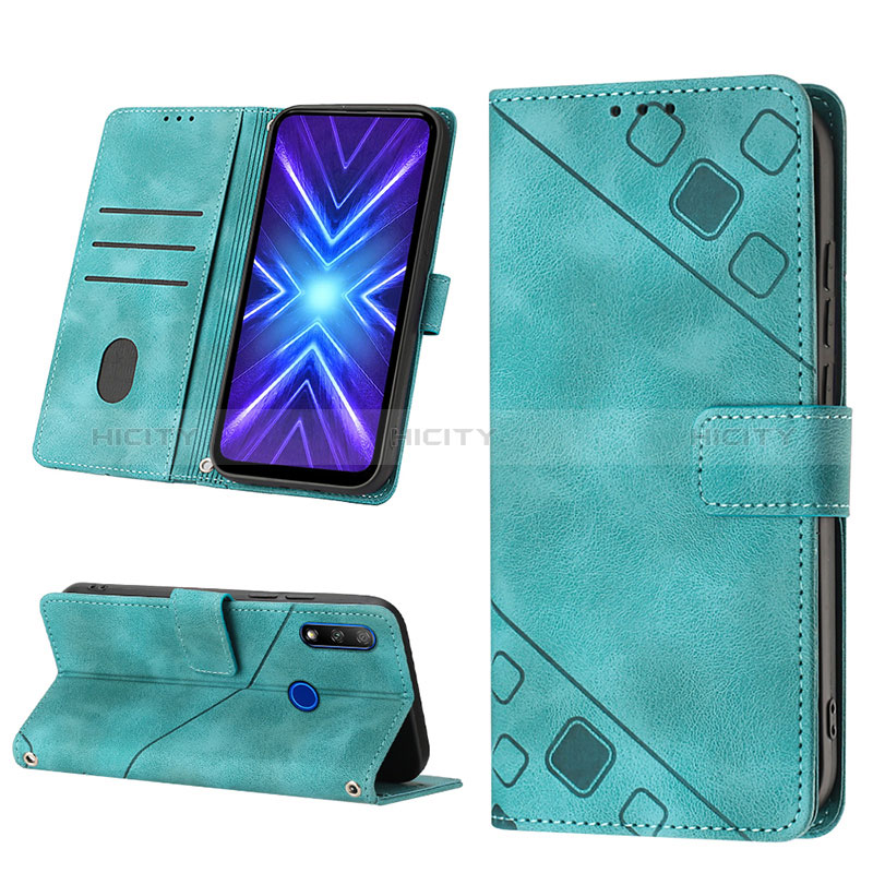 Funda de Cuero Cartera con Soporte Carcasa Y02B para Huawei Honor 9X