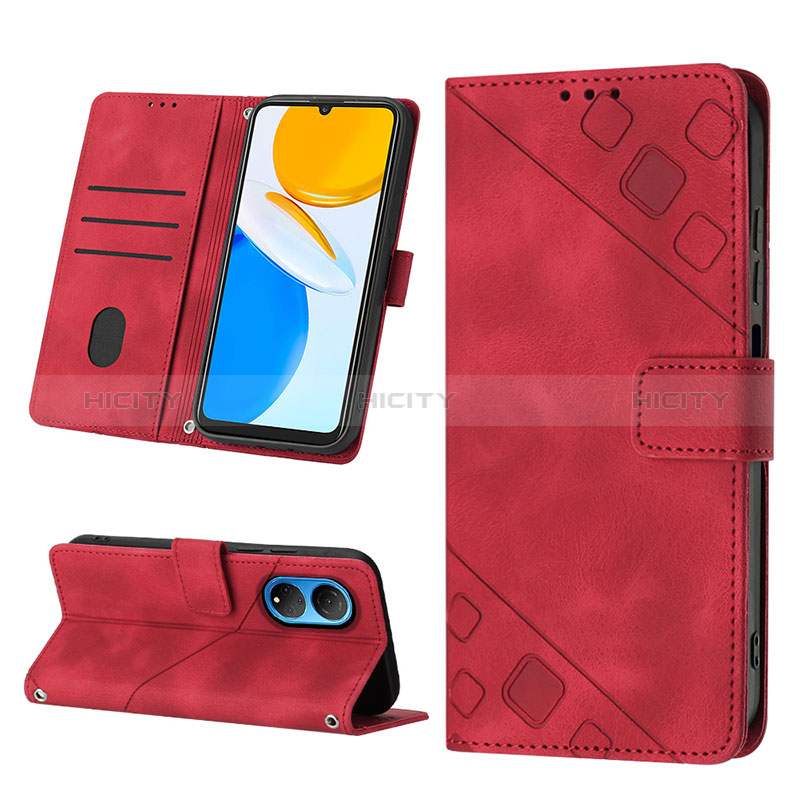 Funda de Cuero Cartera con Soporte Carcasa Y02B para Huawei Honor X7