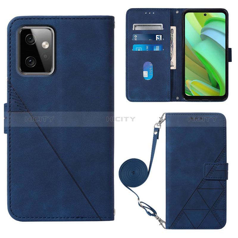 Funda de Cuero Cartera con Soporte Carcasa Y02B para Motorola Moto G Power 5G (2023)