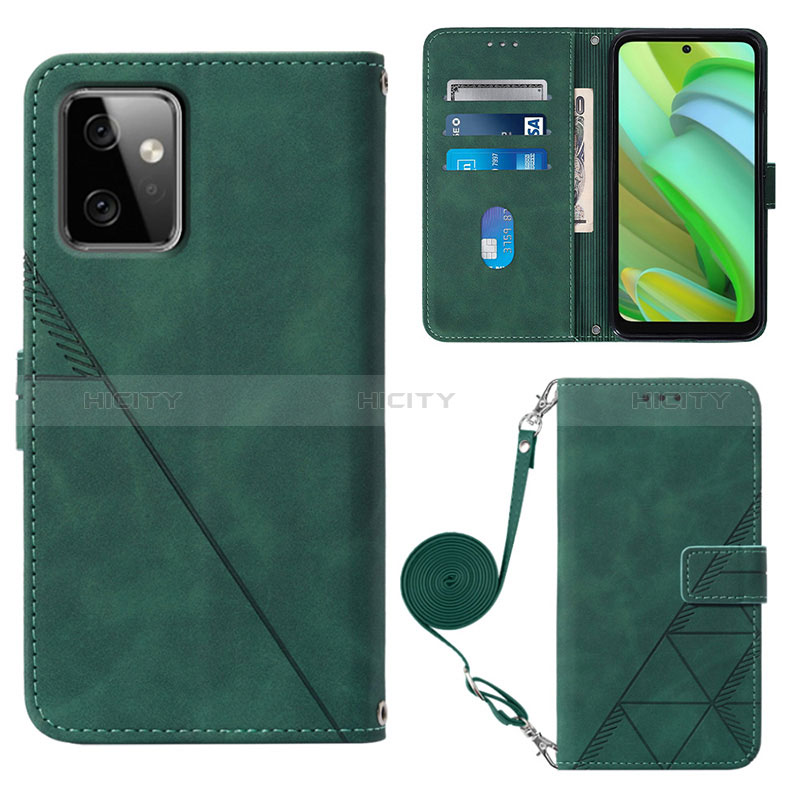 Funda de Cuero Cartera con Soporte Carcasa Y02B para Motorola Moto G Power 5G (2023)