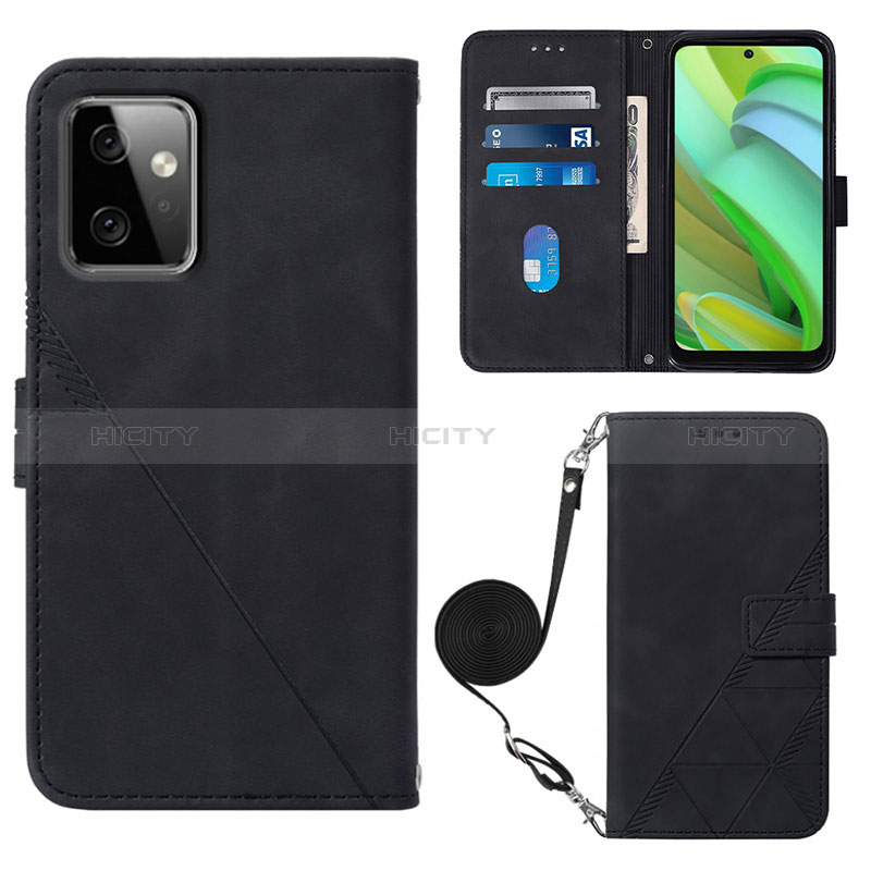 Funda de Cuero Cartera con Soporte Carcasa Y02B para Motorola Moto G Power 5G (2023)