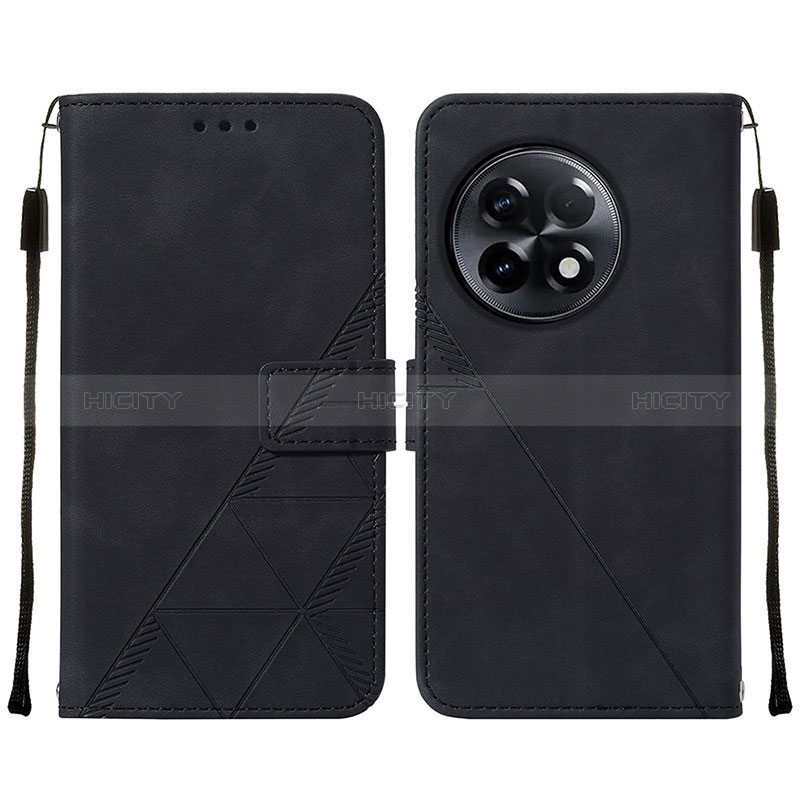 Funda de Cuero Cartera con Soporte Carcasa Y02B para OnePlus 11R 5G Negro