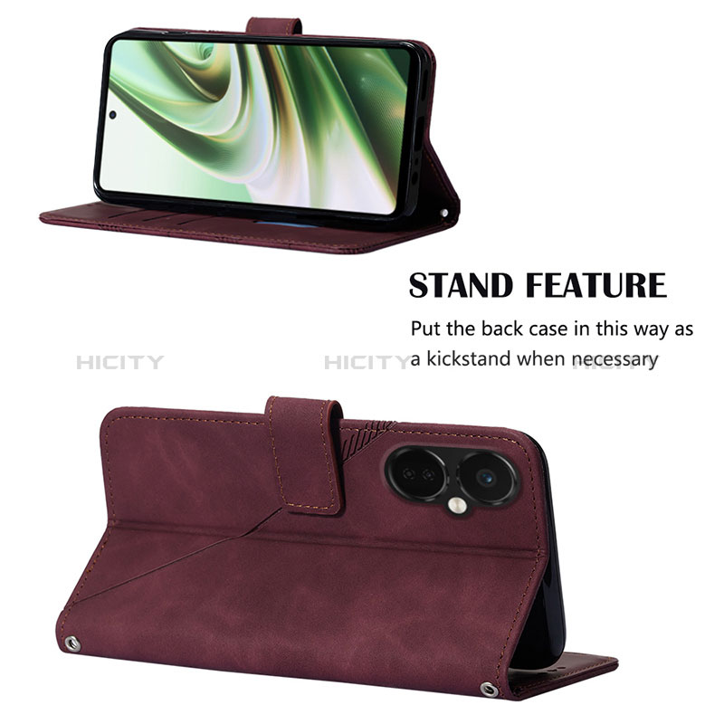 Funda de Cuero Cartera con Soporte Carcasa Y02B para OnePlus Nord CE 3 5G