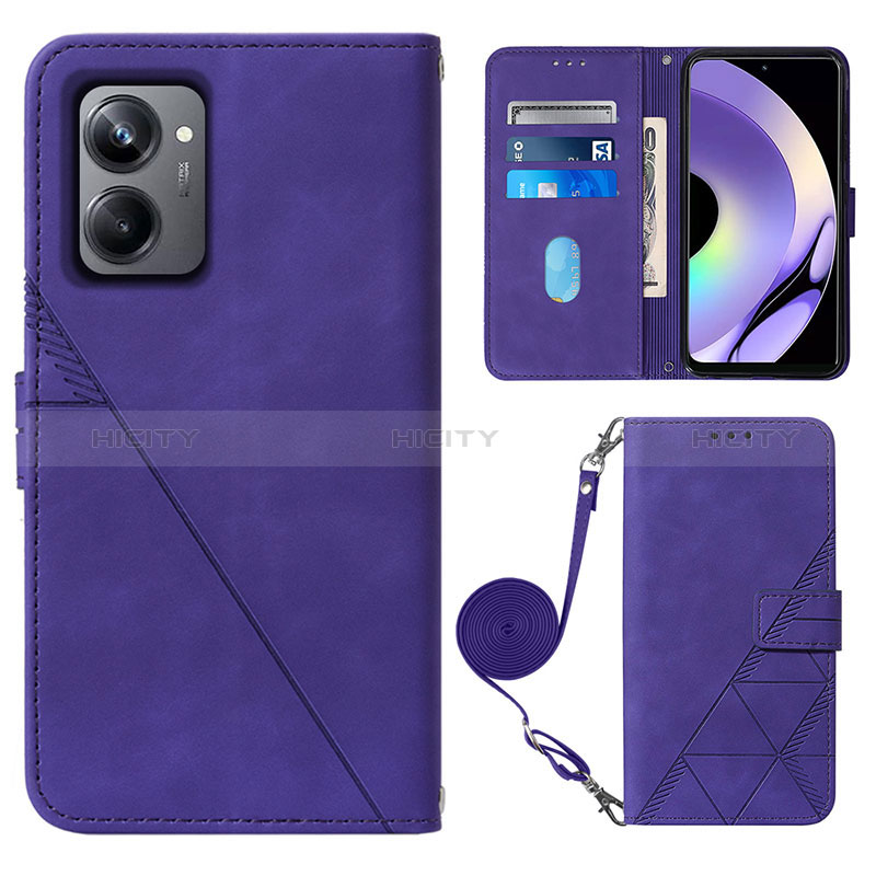 Funda de Cuero Cartera con Soporte Carcasa Y02B para Realme 10 Pro 5G