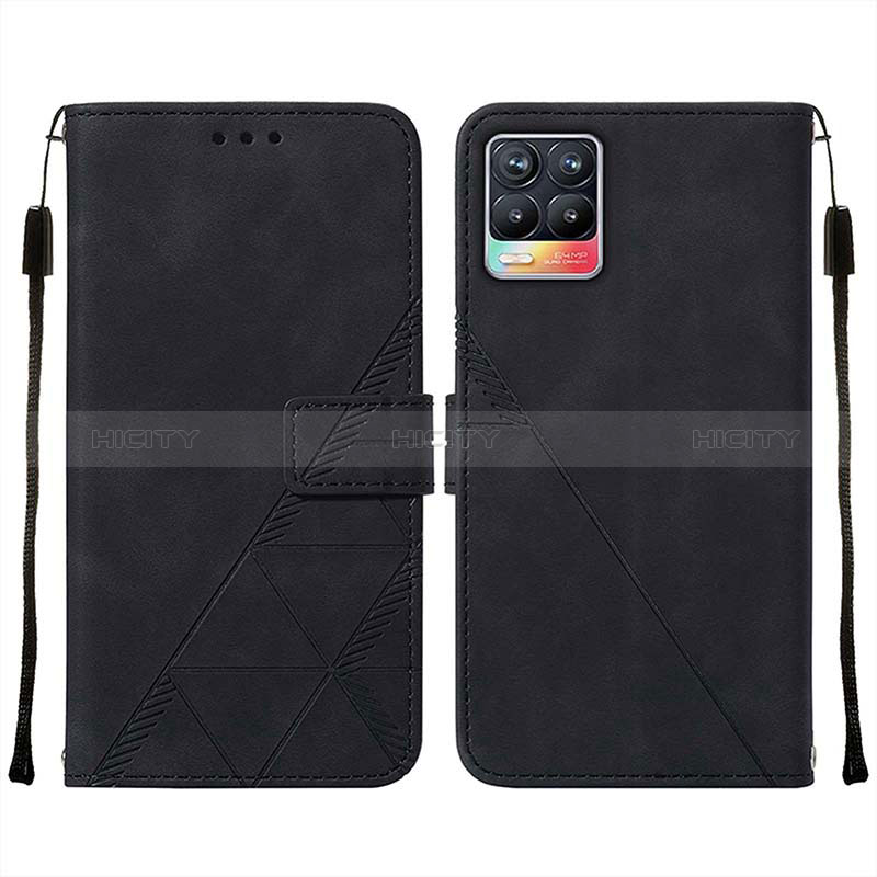 Funda de Cuero Cartera con Soporte Carcasa Y02B para Realme 8 4G