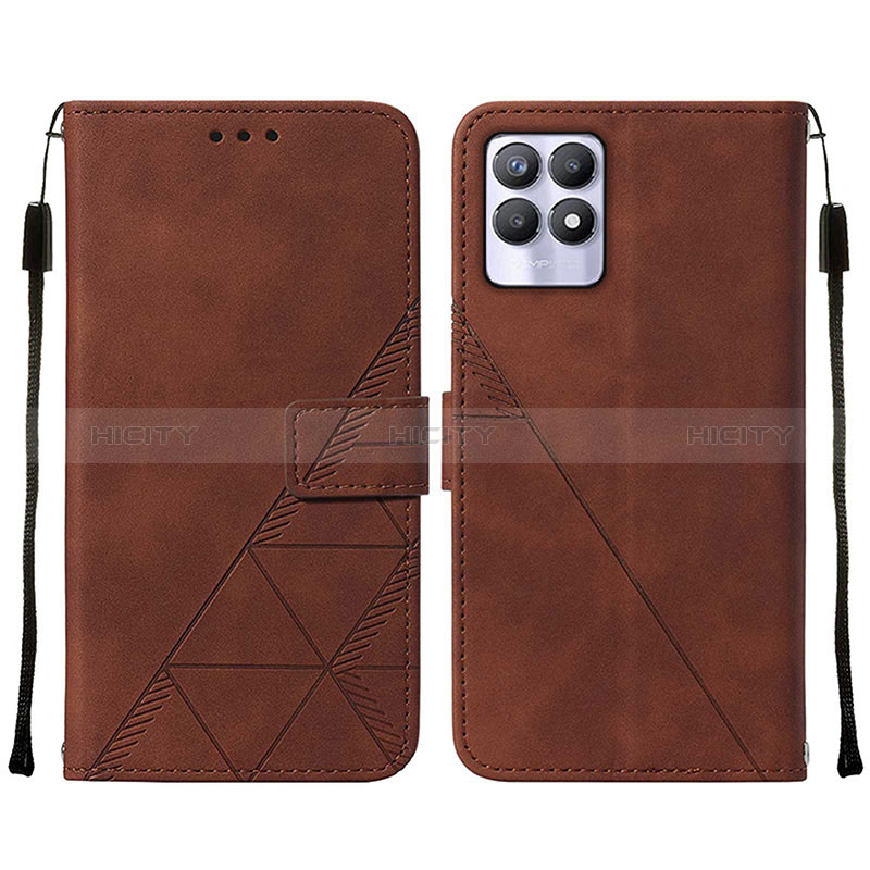 Funda de Cuero Cartera con Soporte Carcasa Y02B para Realme 8i