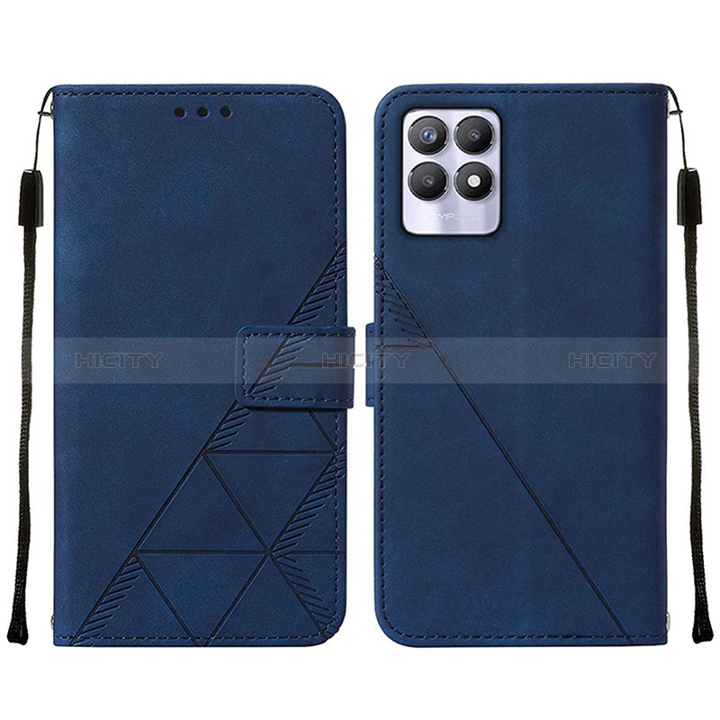 Funda de Cuero Cartera con Soporte Carcasa Y02B para Realme 8i