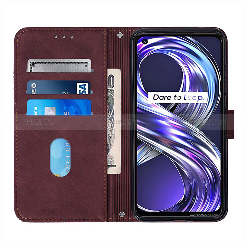 Funda de Cuero Cartera con Soporte Carcasa Y02B para Realme 8i