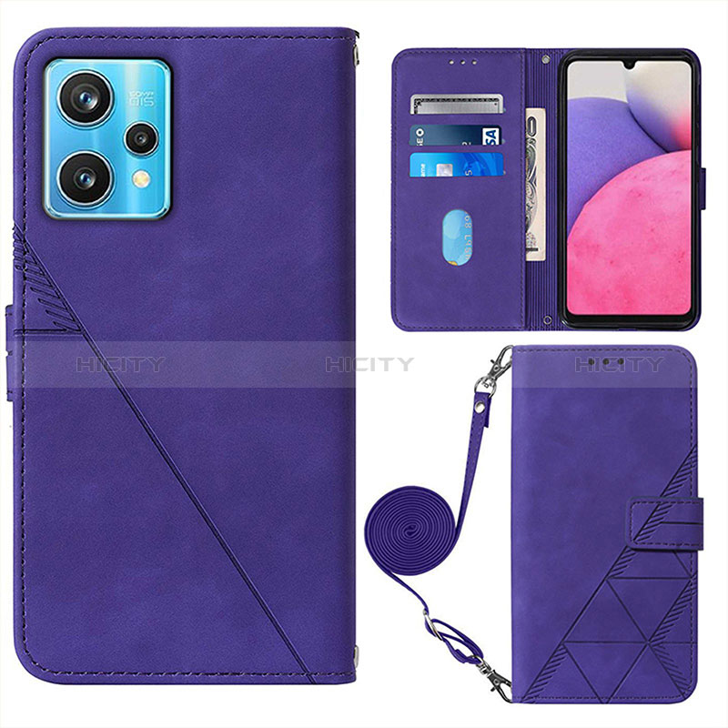 Funda de Cuero Cartera con Soporte Carcasa Y02B para Realme 9 4G