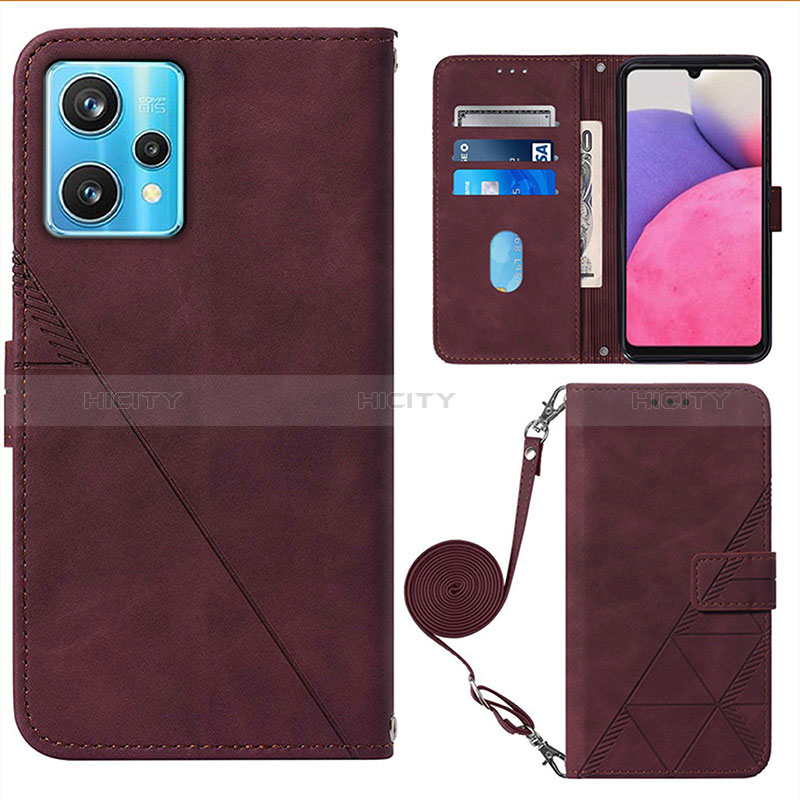 Funda de Cuero Cartera con Soporte Carcasa Y02B para Realme 9 5G