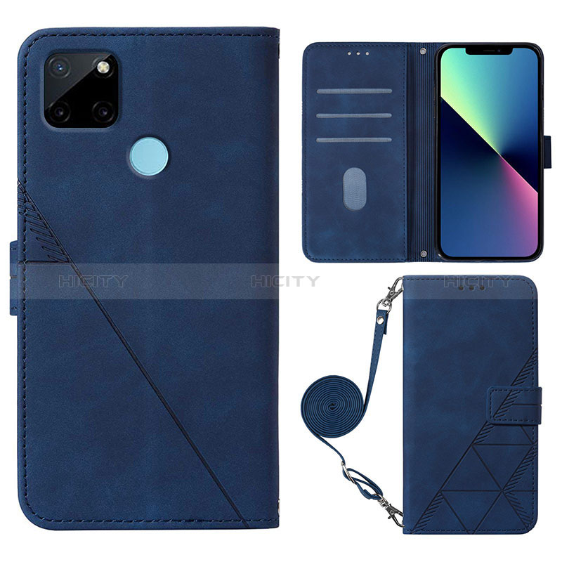 Funda de Cuero Cartera con Soporte Carcasa Y02B para Realme C21Y