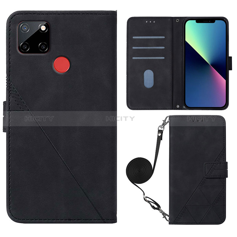 Funda de Cuero Cartera con Soporte Carcasa Y02B para Realme C25S