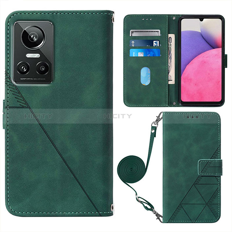 Funda de Cuero Cartera con Soporte Carcasa Y02B para Realme GT Neo3 5G