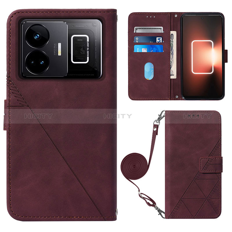 Funda de Cuero Cartera con Soporte Carcasa Y02B para Realme GT Neo5 240W 5G