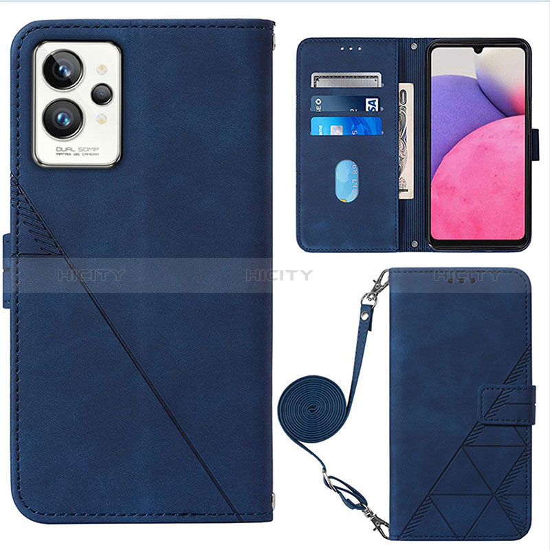 Funda de Cuero Cartera con Soporte Carcasa Y02B para Realme GT2 Pro 5G