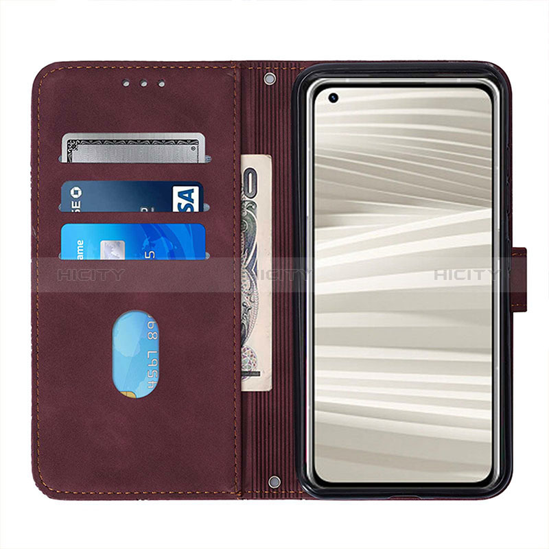 Funda de Cuero Cartera con Soporte Carcasa Y02B para Realme GT2 Pro 5G