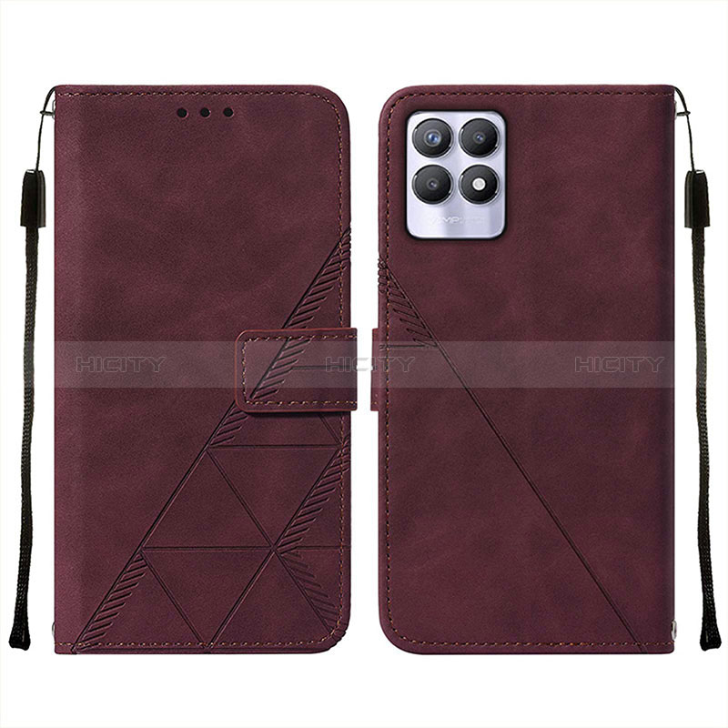 Funda de Cuero Cartera con Soporte Carcasa Y02B para Realme Narzo 50 4G