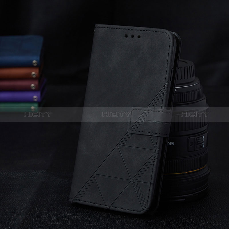 Funda de Cuero Cartera con Soporte Carcasa Y02B para Samsung Galaxy A02s Negro