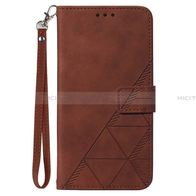 Funda de Cuero Cartera con Soporte Carcasa Y02B para Samsung Galaxy A03 Core Marron