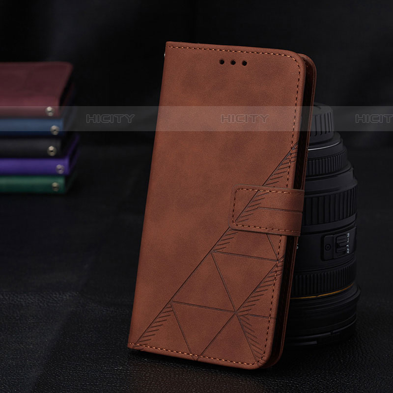 Funda de Cuero Cartera con Soporte Carcasa Y02B para Samsung Galaxy A03s Marron