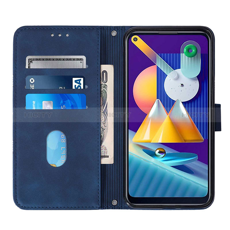 Funda de Cuero Cartera con Soporte Carcasa Y02B para Samsung Galaxy A11