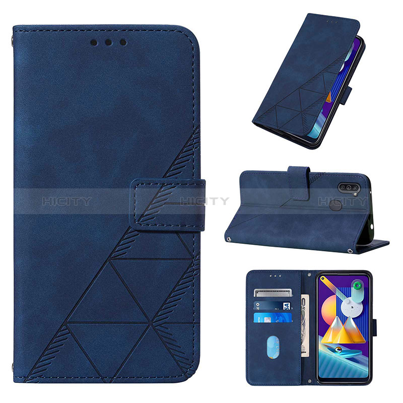 Funda de Cuero Cartera con Soporte Carcasa Y02B para Samsung Galaxy A11