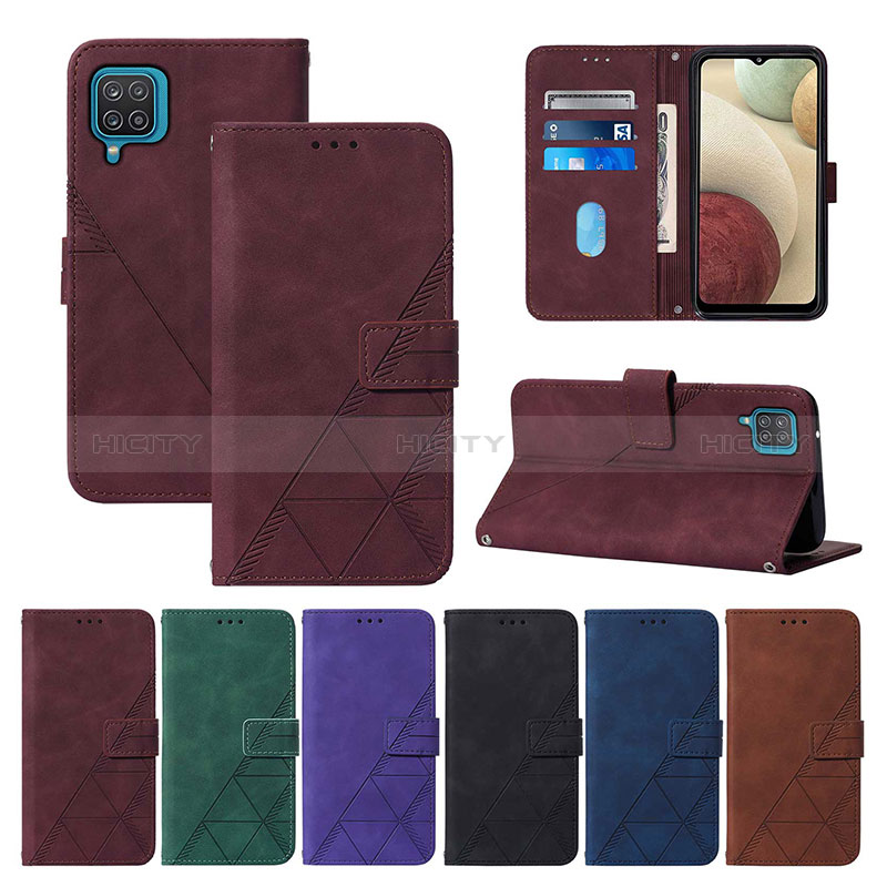 Funda de Cuero Cartera con Soporte Carcasa Y02B para Samsung Galaxy A12 5G