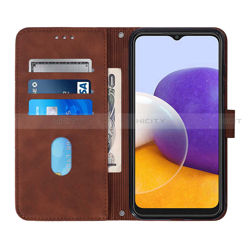 Funda de Cuero Cartera con Soporte Carcasa Y02B para Samsung Galaxy A22 5G