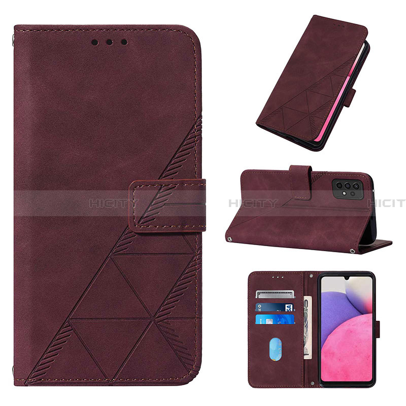 Funda de Cuero Cartera con Soporte Carcasa Y02B para Samsung Galaxy A33 5G