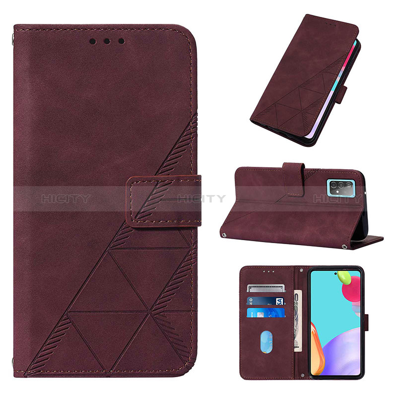 Funda de Cuero Cartera con Soporte Carcasa Y02B para Samsung Galaxy A52s 5G