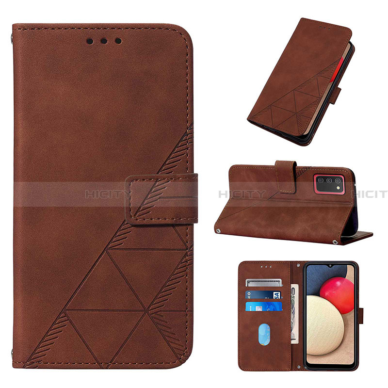 Funda de Cuero Cartera con Soporte Carcasa Y02B para Samsung Galaxy F02S SM-E025F