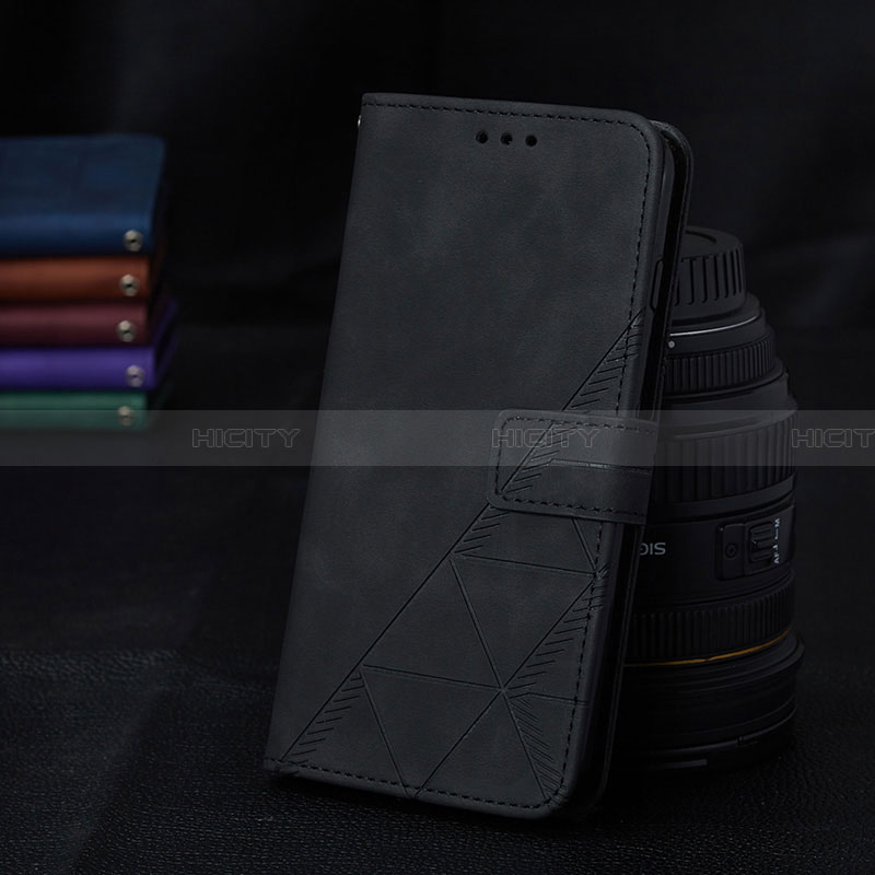 Funda de Cuero Cartera con Soporte Carcasa Y02B para Samsung Galaxy F02S SM-E025F Negro