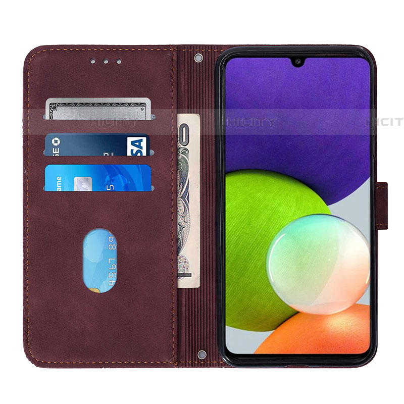 Funda de Cuero Cartera con Soporte Carcasa Y02B para Samsung Galaxy F22 4G