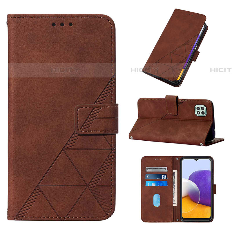 Funda de Cuero Cartera con Soporte Carcasa Y02B para Samsung Galaxy F42 5G