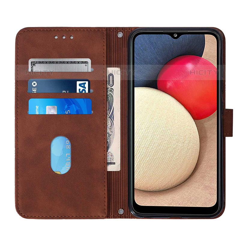 Funda de Cuero Cartera con Soporte Carcasa Y02B para Samsung Galaxy M02s