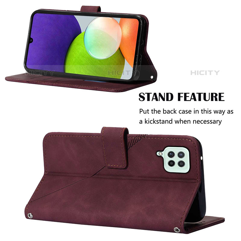 Funda de Cuero Cartera con Soporte Carcasa Y02B para Samsung Galaxy M32 4G