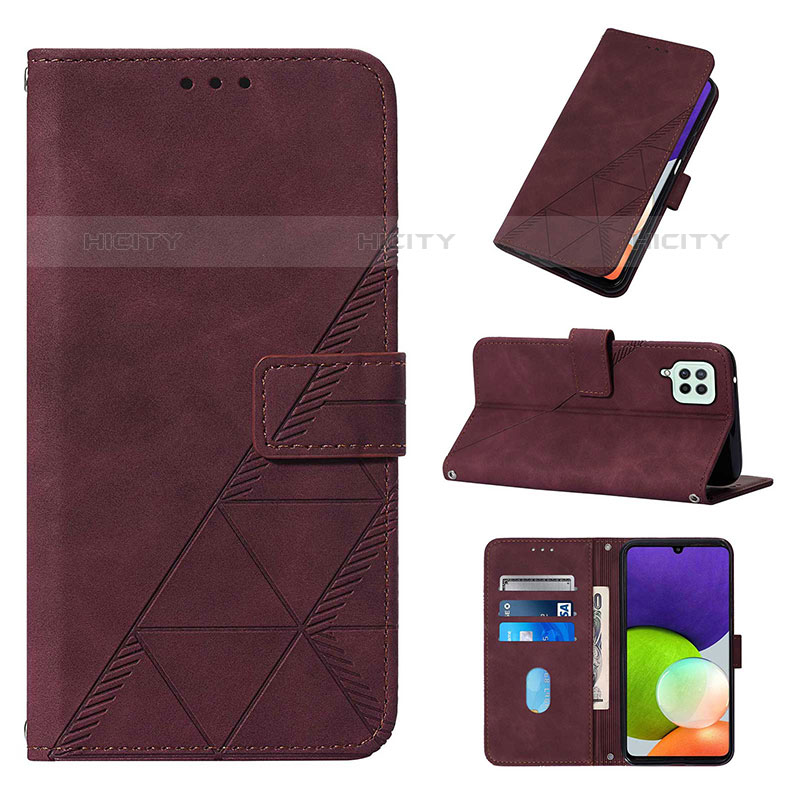 Funda de Cuero Cartera con Soporte Carcasa Y02B para Samsung Galaxy M32 4G