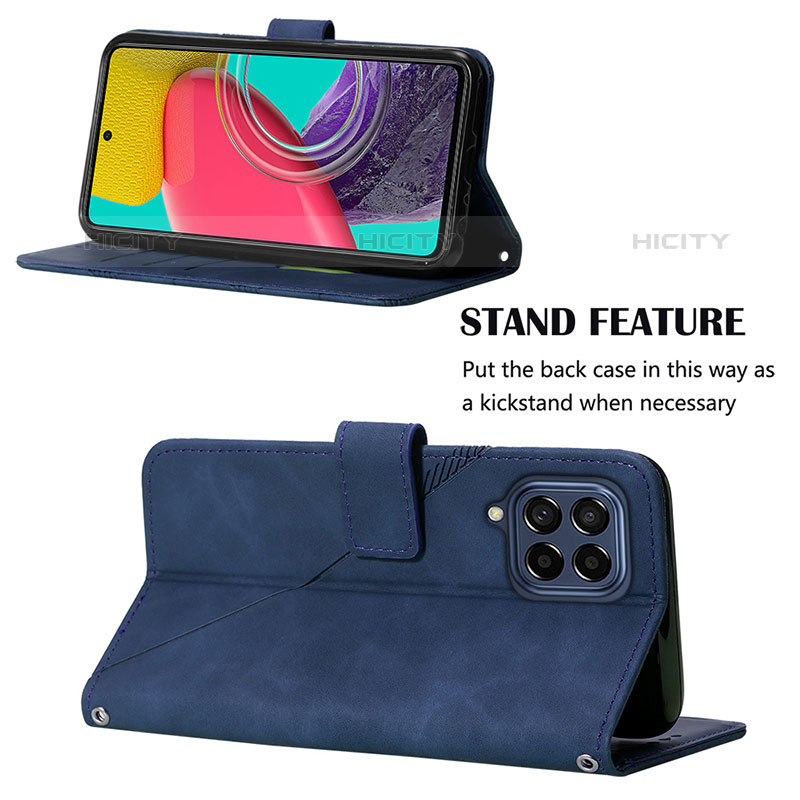 Funda de Cuero Cartera con Soporte Carcasa Y02B para Samsung Galaxy M53 5G