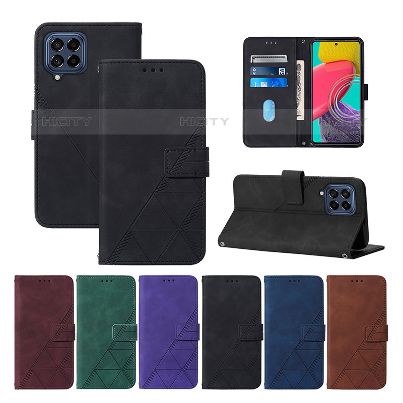 Funda de Cuero Cartera con Soporte Carcasa Y02B para Samsung Galaxy M53 5G