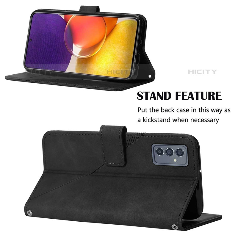 Funda de Cuero Cartera con Soporte Carcasa Y02B para Samsung Galaxy Quantum2 5G