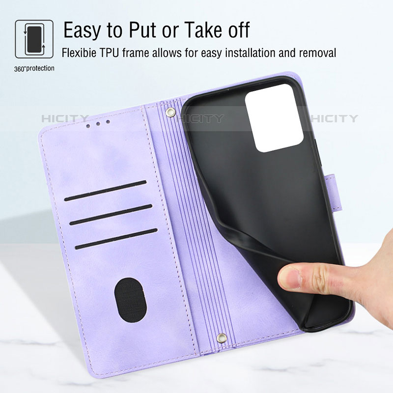 Funda de Cuero Cartera con Soporte Carcasa Y02B para Vivo iQOO Z6 Lite 5G