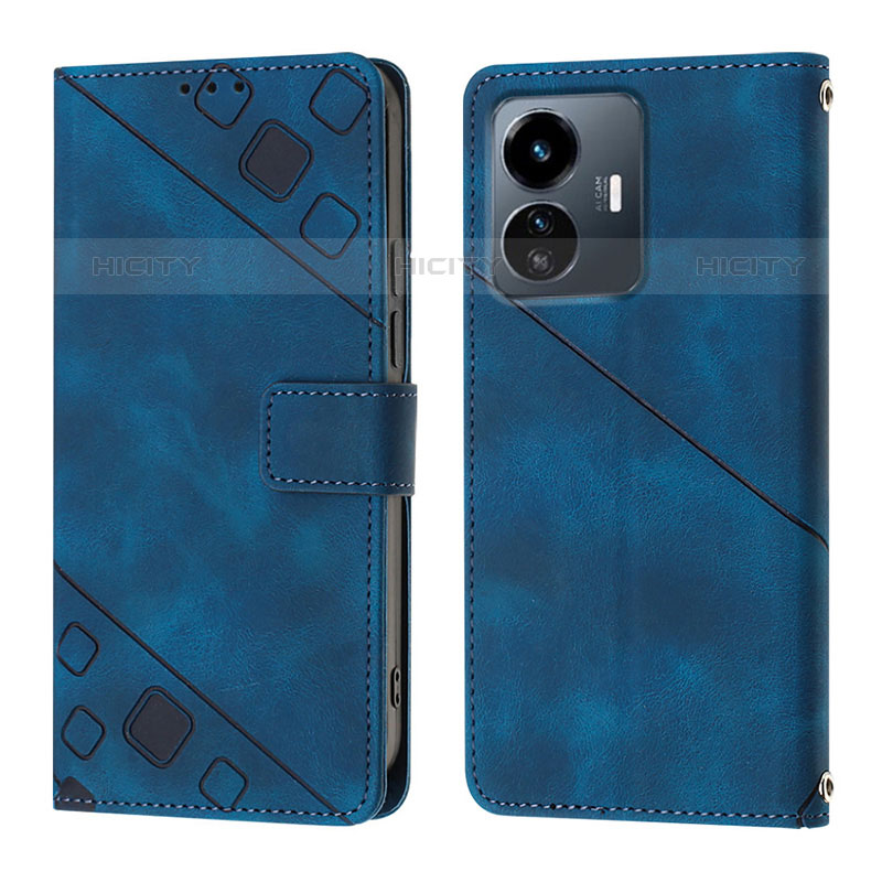 Funda de Cuero Cartera con Soporte Carcasa Y02B para Vivo iQOO Z6 Lite 5G