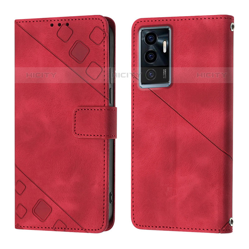 Funda de Cuero Cartera con Soporte Carcasa Y02B para Vivo V23e