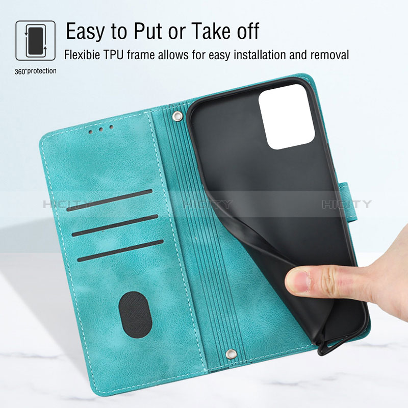 Funda de Cuero Cartera con Soporte Carcasa Y02B para Vivo Y10 t1