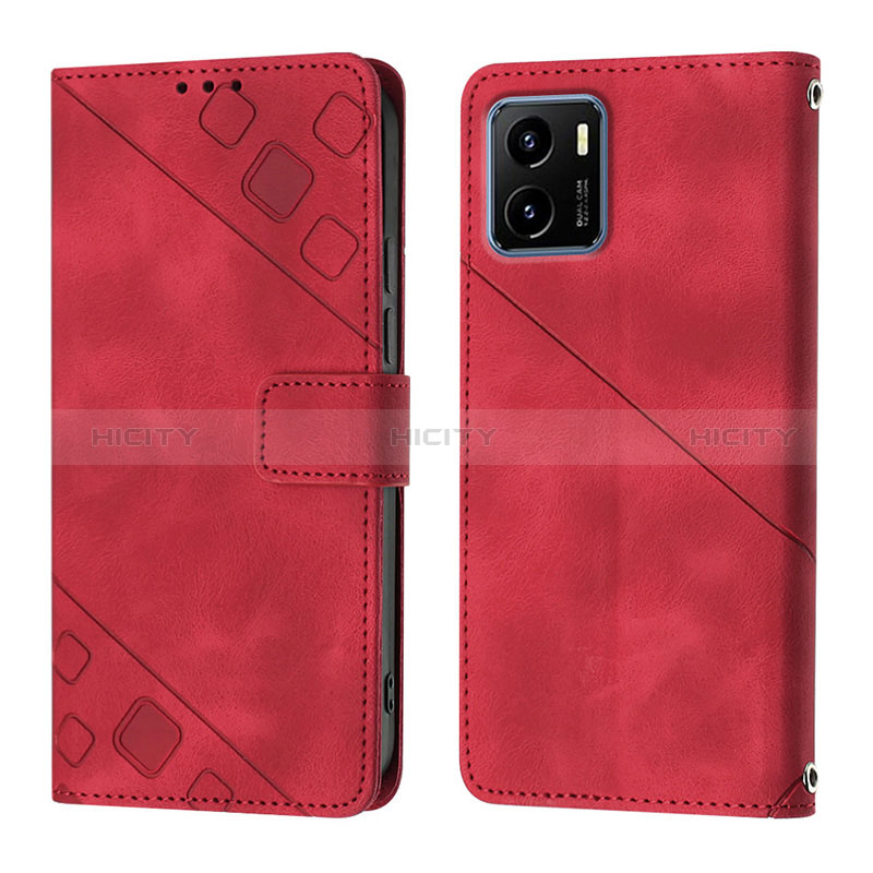 Funda de Cuero Cartera con Soporte Carcasa Y02B para Vivo Y10 t1