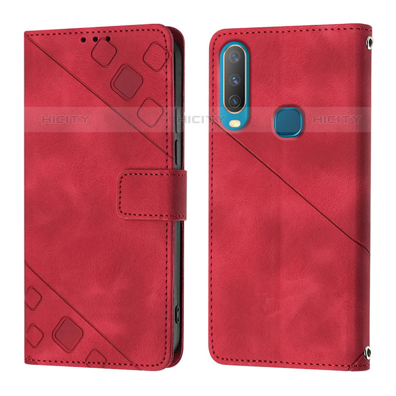 Funda de Cuero Cartera con Soporte Carcasa Y02B para Vivo Y11