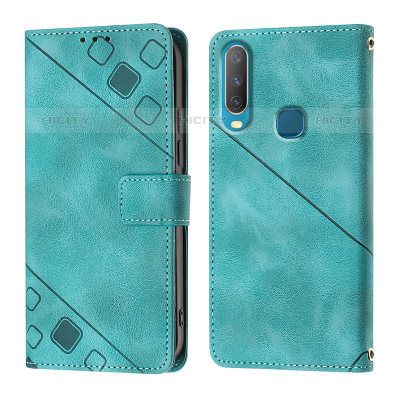 Funda de Cuero Cartera con Soporte Carcasa Y02B para Vivo Y12