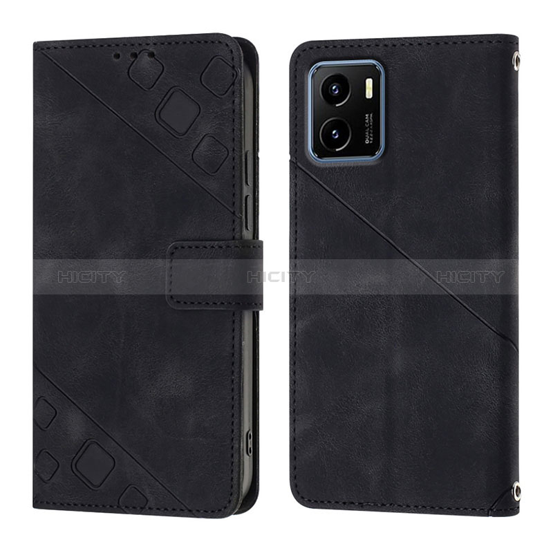 Funda de Cuero Cartera con Soporte Carcasa Y02B para Vivo Y15C