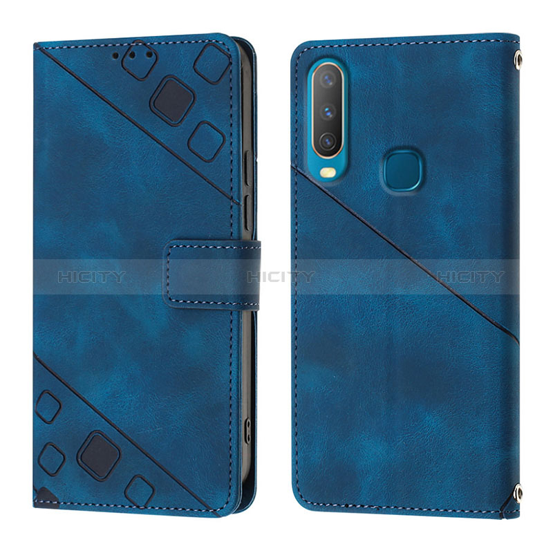 Funda de Cuero Cartera con Soporte Carcasa Y02B para Vivo Y3s